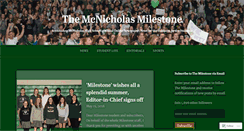 Desktop Screenshot of mcnicholasmilestone.com